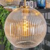 Koyoto hanging light, globe light, pendant light gold, black, 5-light sources