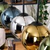 Koyoto hanging light, globe light, pendant light Ecru, black, 5-light sources