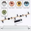 Koyoto ceiling light, globe light gold, black, 10-light sources