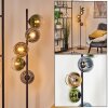 Koyoto globe light, floor lamp 31 cm blue, gold, green, clear, 5-light sources