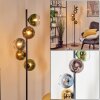 Koyoto globe light, floor lamp 31 cm blue, gold, green, clear, coppery, 5-light sources
