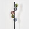 Koyoto globe light, floor lamp 32 cm blue, green, clear, coppery, 5-light sources