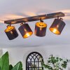 Alsen ceiling light, ceiling spotlight black, 4-light sources
