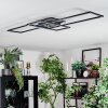 Manor ceiling light LED black, 1-light source