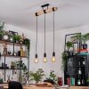 Soungou hanging light, pendant light Ecru, black, 3-light sources