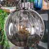 Koyoto hanging light, globe light, pendant light Smoke-coloured, 5-light sources