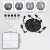 Koyoto hanging light, globe light, pendant light Smoke-coloured, 5-light sources