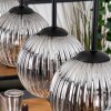 Koyoto hanging light, globe light, pendant light Ecru, black, 5-light sources