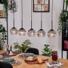 Koyoto hanging light, globe light, pendant light Ecru, black, 5-light sources