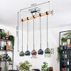 Koyoto hanging light, globe light, pendant light Ecru, black, 5-light sources
