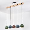 Koyoto hanging light, globe light, pendant light Ecru, black, 5-light sources