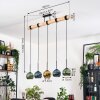 Koyoto hanging light, globe light, pendant light Ecru, black, 5-light sources