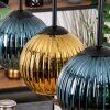 Koyoto hanging light, globe light, pendant light Ecru, black, 5-light sources