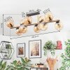 Koyoto ceiling light, globe light gold, black, 10-light sources