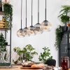 Koyoto hanging light, globe light, pendant light Ecru, black, 5-light sources