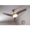 Globo PRIMO fan silver, white, 2-light sources, Remote control
