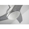 Globo PRIMO fan silver, white, 2-light sources, Remote control