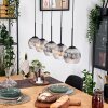 Koyoto hanging light, globe light, pendant light Ecru, black, 5-light sources