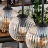 Koyoto hanging light, globe light, pendant light Ecru, black, 5-light sources