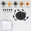 Ripoll hanging light, globe light, pendant light Amber, Smoke-coloured, 5-light sources