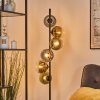 Koyoto globe light, floor lamp blue, gold, green, clear, 6-light sources
