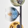 Koyoto globe light, floor lamp blue, gold, green, clear, 6-light sources