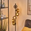 Koyoto globe light, floor lamp blue, gold, green, clear, 6-light sources