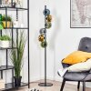 Koyoto globe light, floor lamp blue, gold, green, clear, 6-light sources