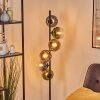 Koyoto globe light, floor lamp blue, gold, green, clear, coppery, 6-light sources