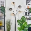 Koyoto globe light, floor lamp Amber, clear, Smoke-coloured, 5-light sources