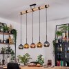 Koyoto hanging light, globe light, pendant light Ecru, black, 5-light sources