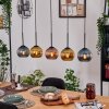 Koyoto hanging light, globe light, pendant light Ecru, black, 5-light sources