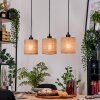 Soungou hanging light, pendant light Ecru, black, 3-light sources