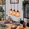 Soungou hanging light, pendant light Ecru, black, 3-light sources
