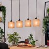 Soungou hanging light, pendant light Ecru, black, 4-light sources