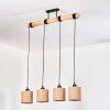Soungou hanging light, pendant light Ecru, black, 4-light sources