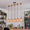 Soungou hanging light, pendant light Ecru, black, 5-light sources