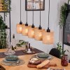 Soungou hanging light, pendant light Ecru, black, 5-light sources