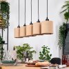 Soungou hanging light, pendant light Ecru, black, 5-light sources