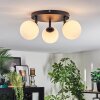 Chehalis ceiling light, globe light 44 cm white, 3-light sources