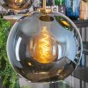 Koyoto hanging light, globe light, pendant light gold, black, 5-light sources