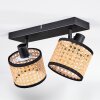 Ramila ceiling light, ceiling spotlight black, 2-light sources