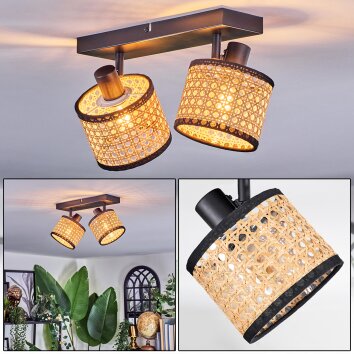 Ramila ceiling light, ceiling spotlight black, 2-light sources