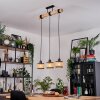 Ramila hanging light, pendant light Ecru, black, 3-light sources