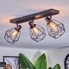 Yaak ceiling light, ceiling spotlight black, 3-light sources