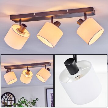 Bassagoda ceiling light, ceiling spotlight black, 3-light sources