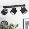 Bassagoda ceiling light, ceiling spotlight black, 3-light sources