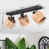 Granja ceiling light, ceiling spotlight black, 3-light sources