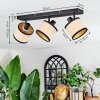 Chellas ceiling light, ceiling spotlight black, 3-light sources