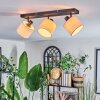 Bassagoda ceiling light, ceiling spotlight black, 3-light sources